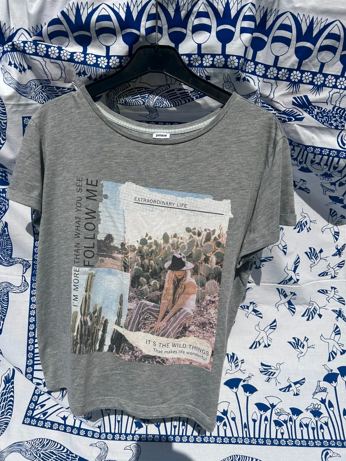 T shirt court gros 36/S Pimkie femme bon état